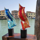 Sea wave - murano glass sculpture