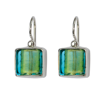 Sommerso - Orecchini quadrati