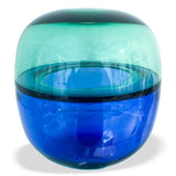 Saturno vase - blu and green