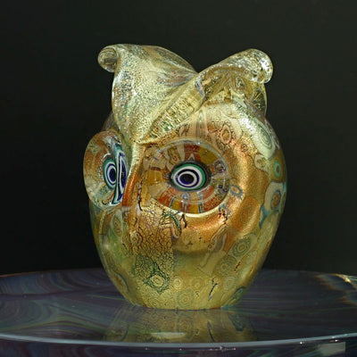 Gufo - Vetro di Murano - Animali da collezione