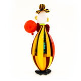 Funny Clown with Balloon- Murano Glass