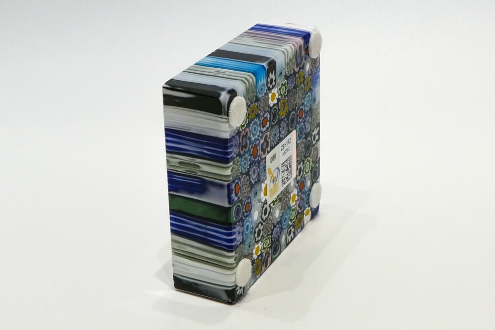 Square Millefiori Paperweight - Murano Glass
