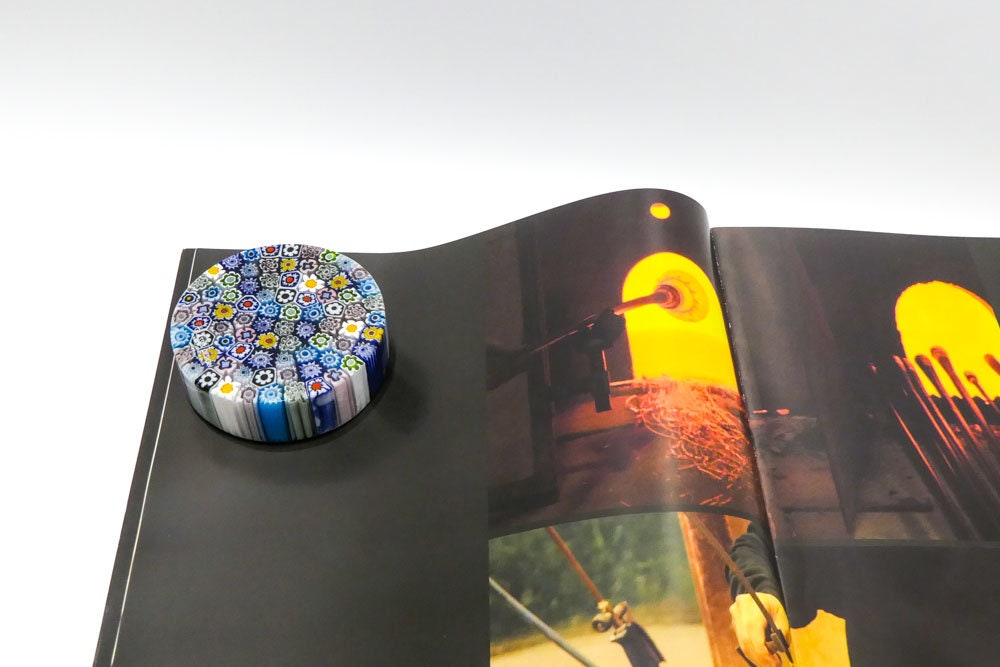 Round Millefiori Paperweight - Murano Glass