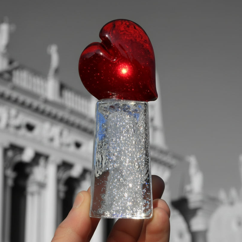 Crystal Tower of Love – Venetian Murano Glass