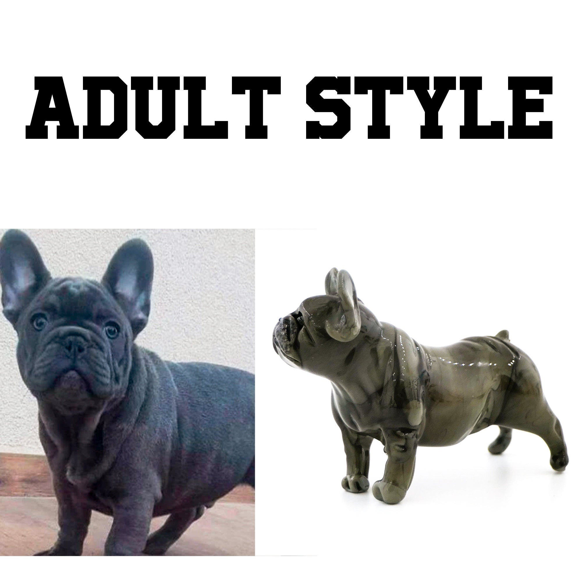 Cani personalizzati - Stile bambino o adulto realizzati a mano partendo dalla foto del tuo cane - Vetro di Murano