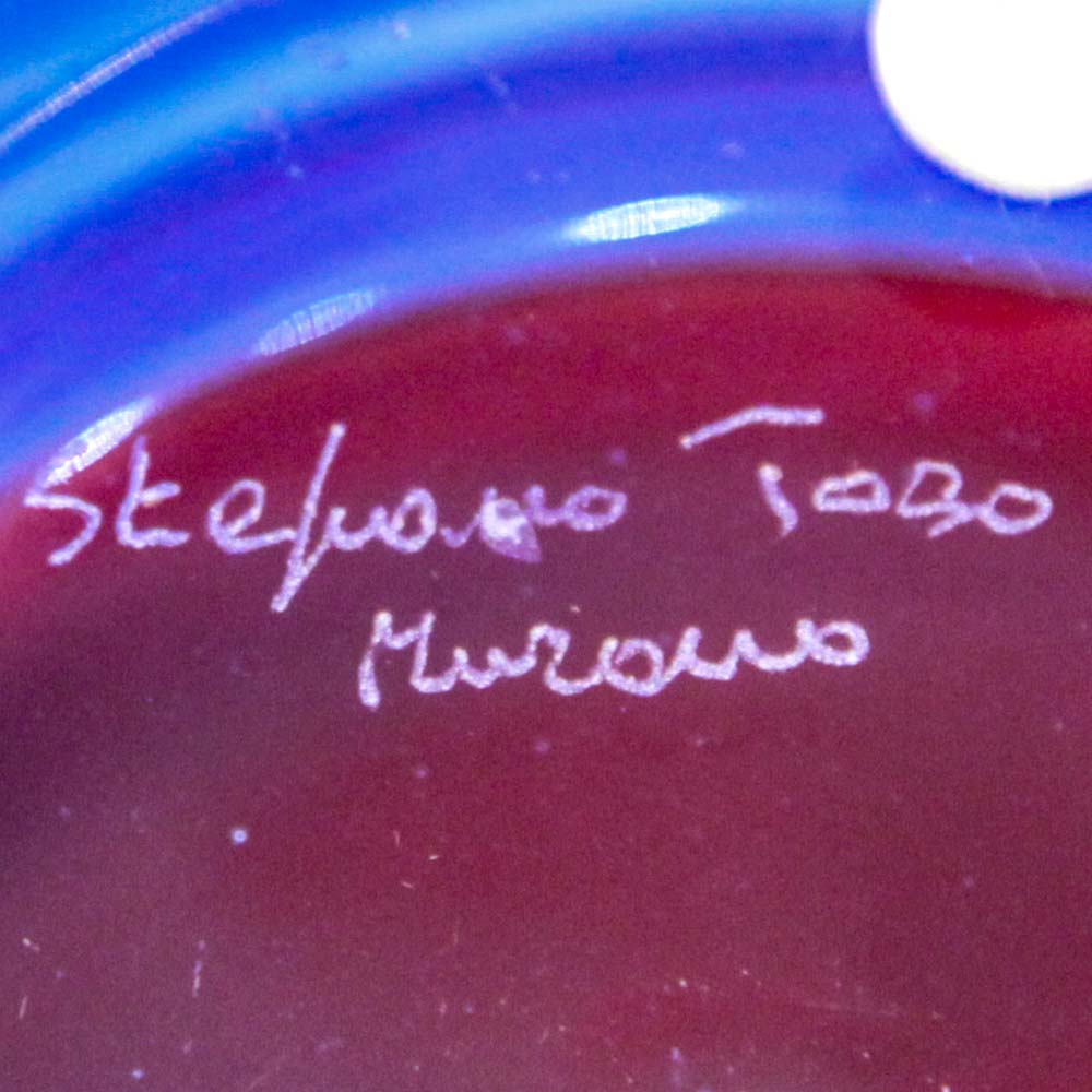 Collezione Sedimenti - Vaso Blu e Rosso