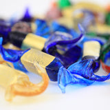 Gilt glass candies - Set of 5 up to 50 pieces