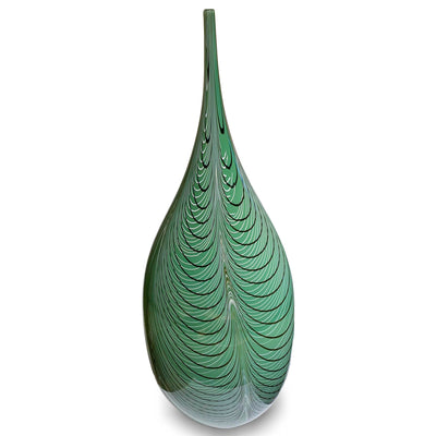 Vaso Goccia Verde - Vetro di Murano
