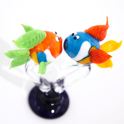 Murano Glass love fishes