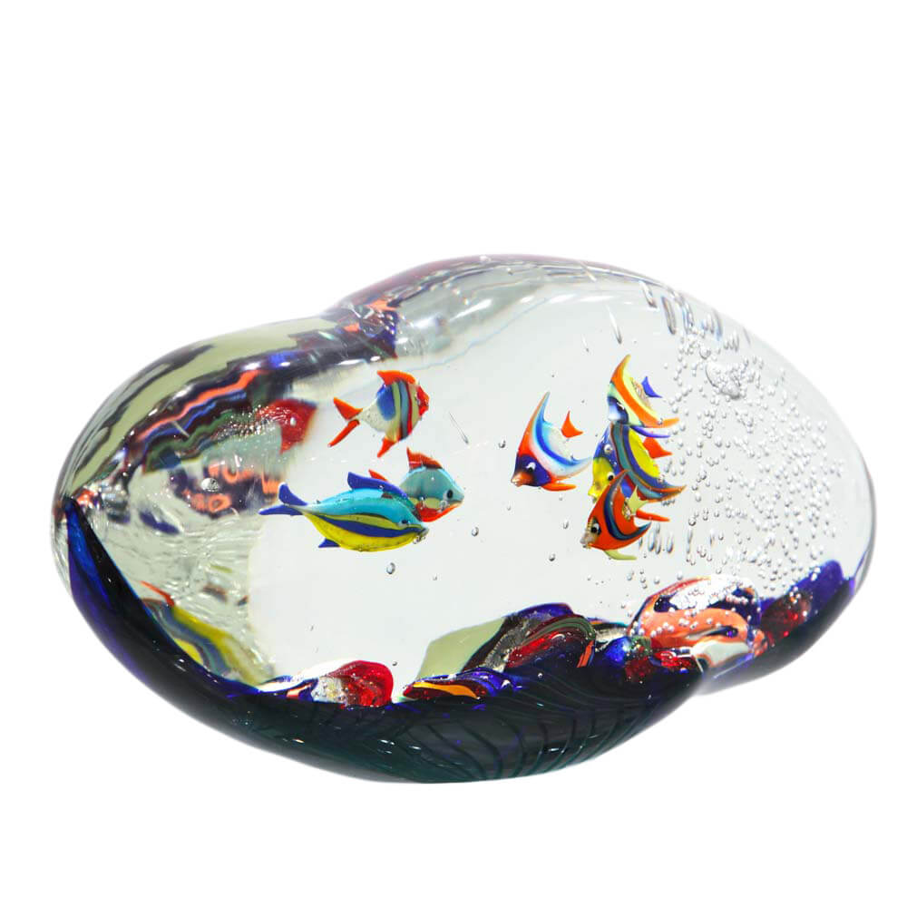 Aquarium Cloud - Murano Glass