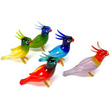 Murano Parrots Figurine