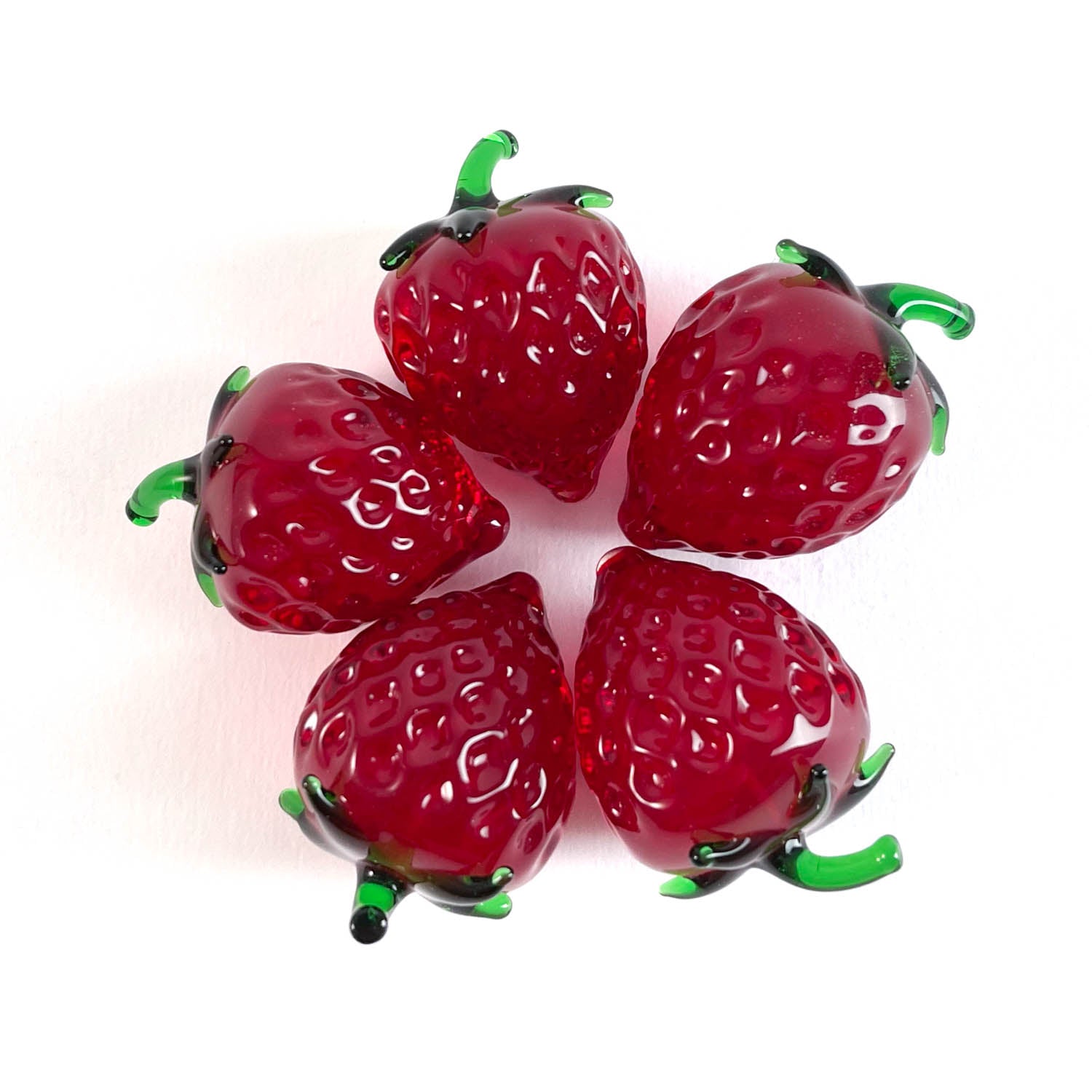murano strawberry seeds Glass strawberries