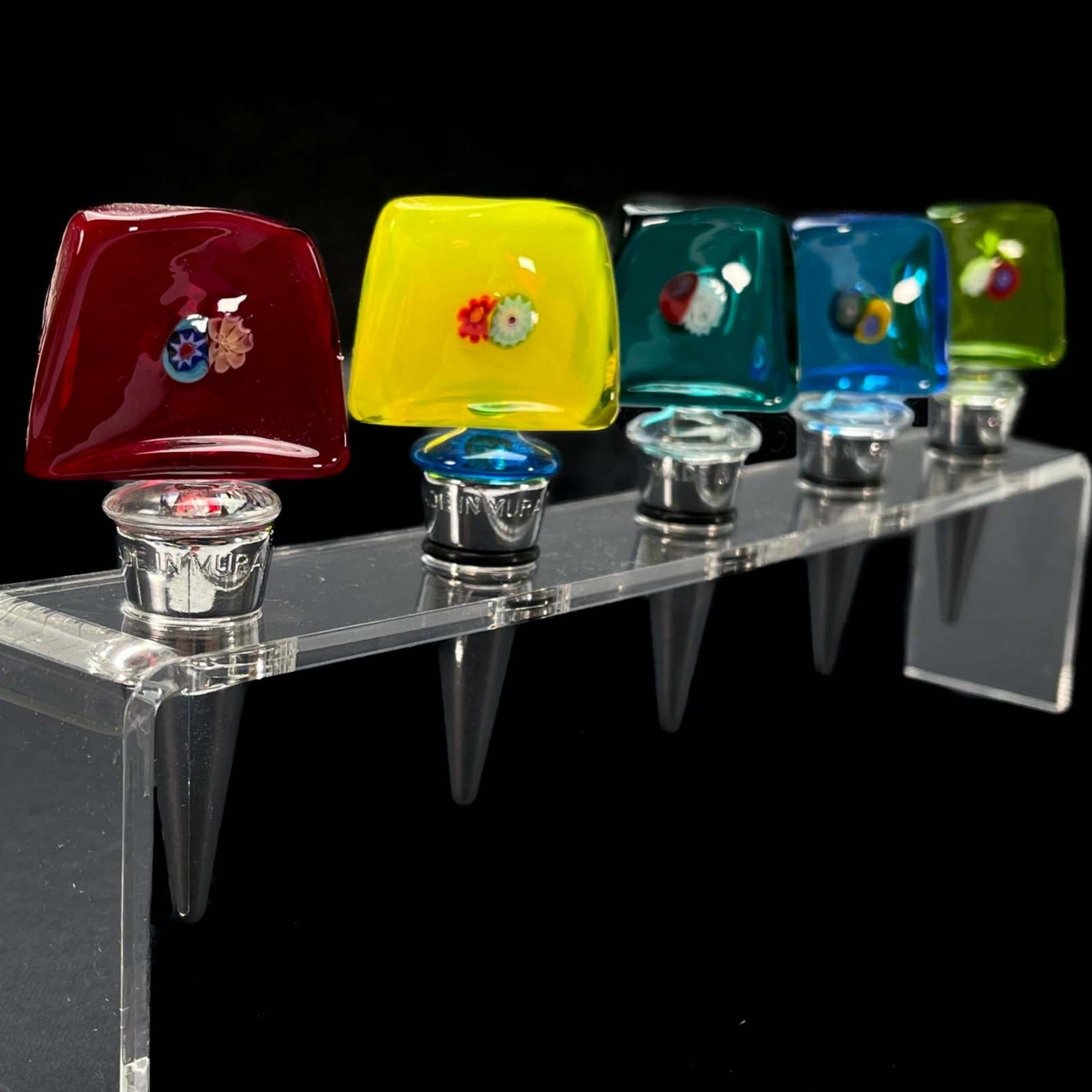 Lollipop - Wine Champagne Stopper - Murano Glass