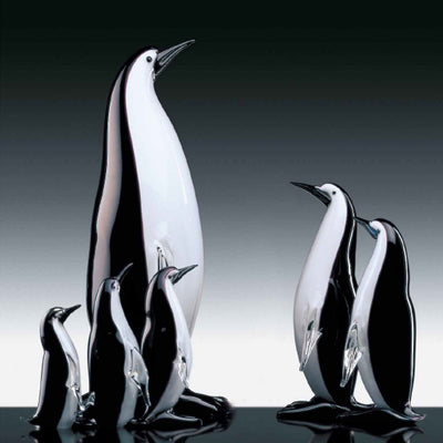 Pinguino in vetro di Murano