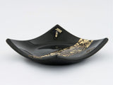 Black and gold ashtray - large