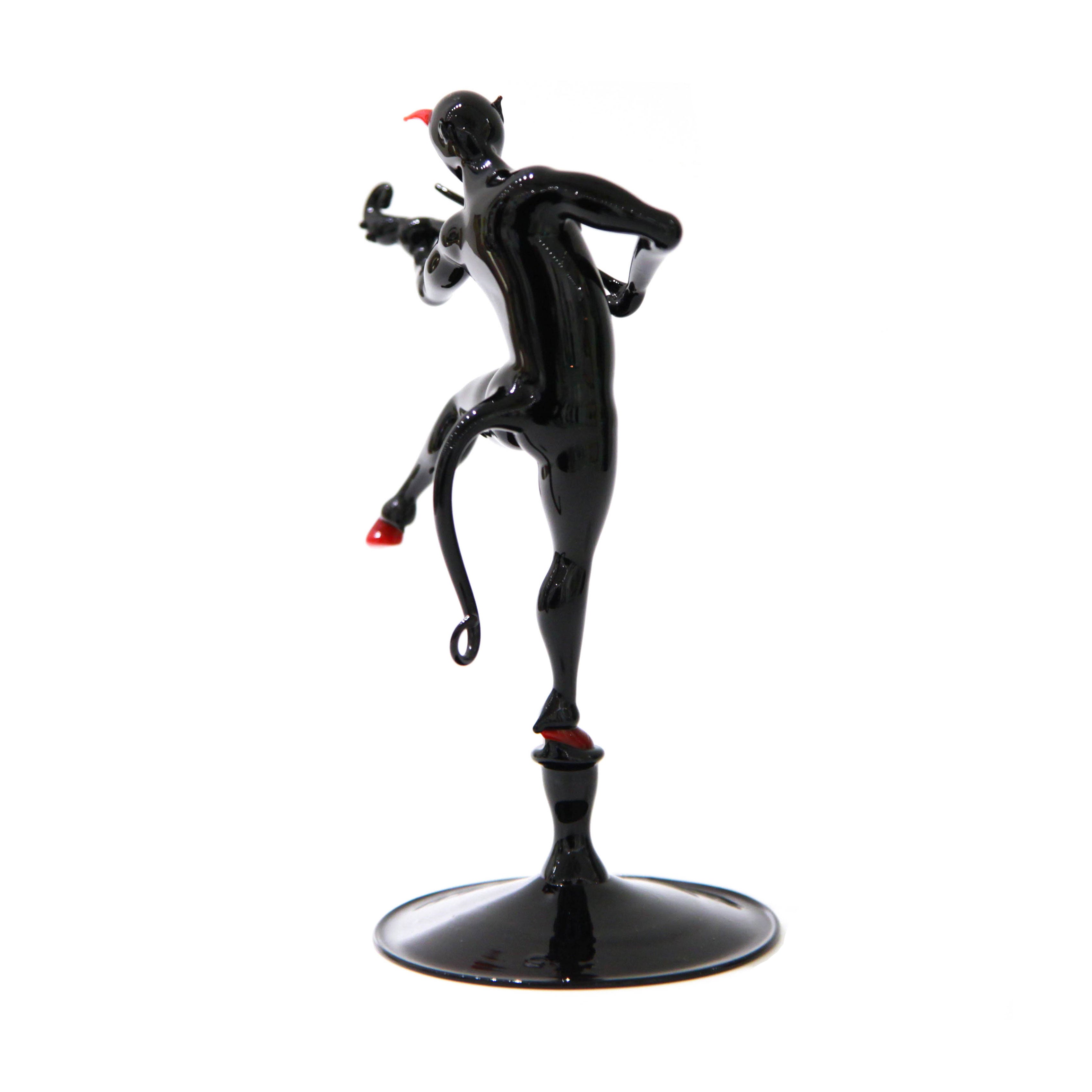 Paganini Devil with violin - Murano Glass