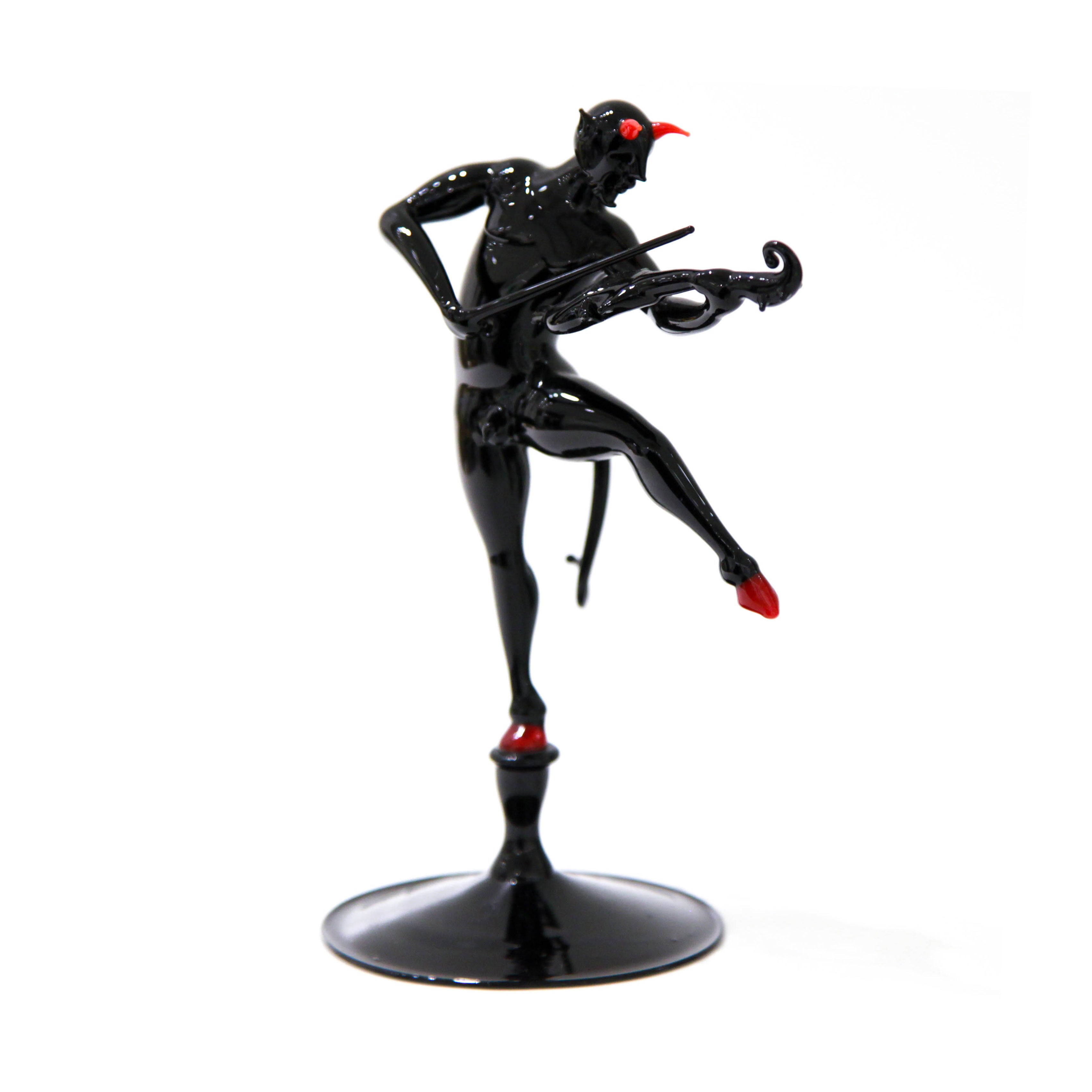 Paganini Devil with violin - Murano Glass
