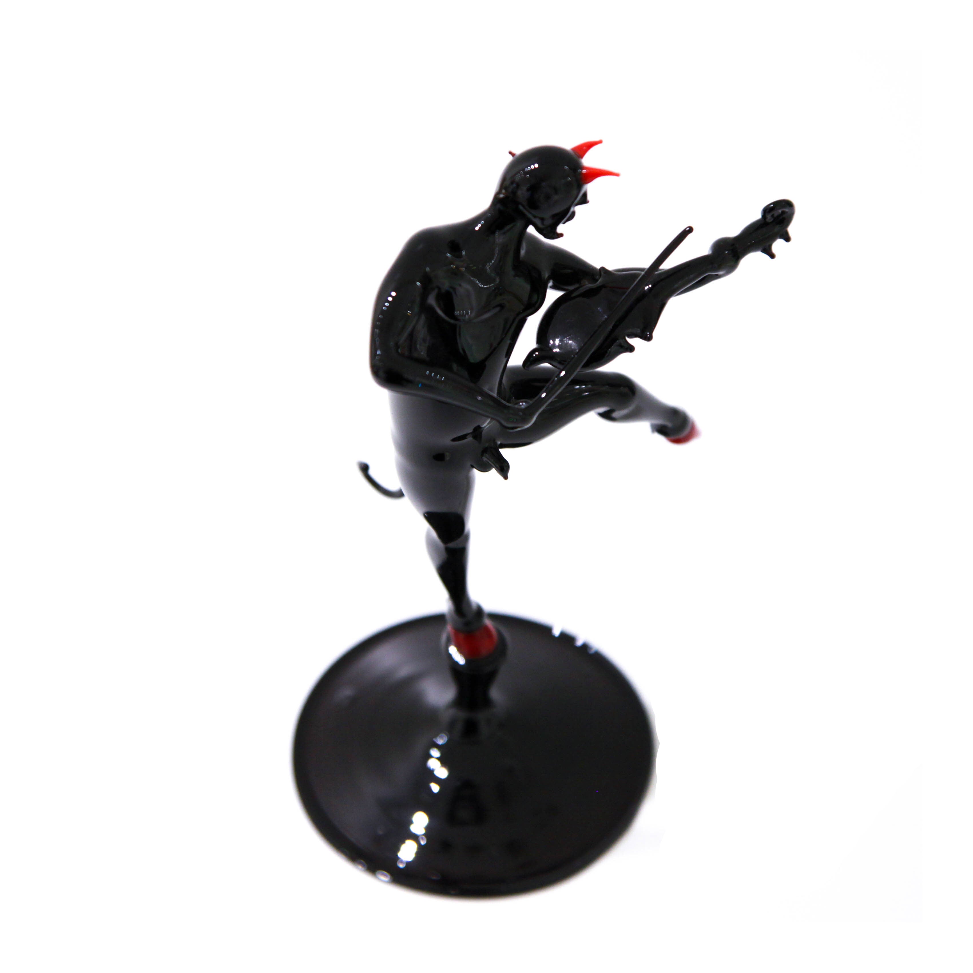 Paganini Devil with violin - Murano Glass