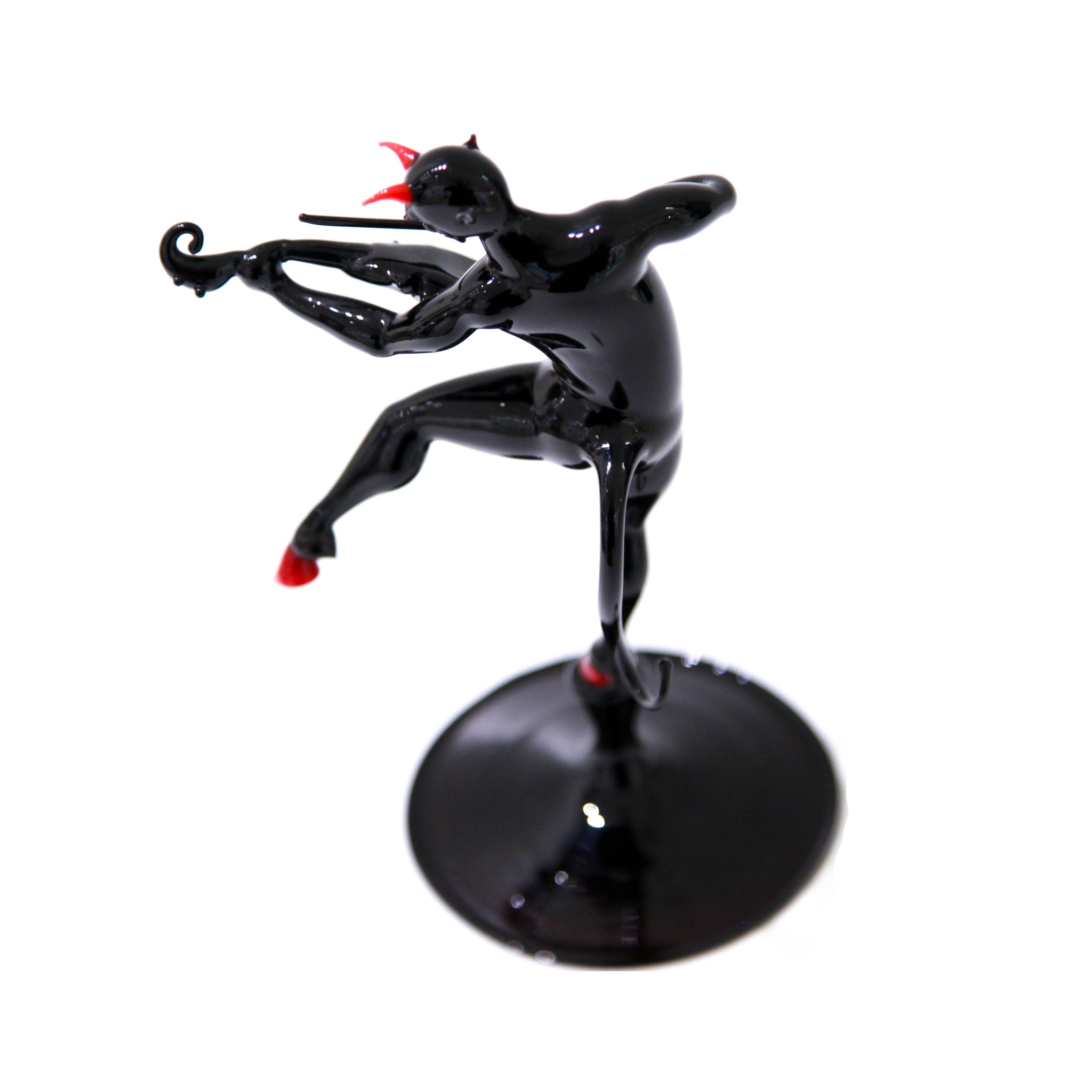 Paganini Devil with violin - Murano Glass