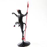 Devil with pitchfork Murano Glass Sculpture