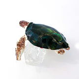 Murano glass turtle on the rock