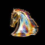 Testa di cavallo in vetro di Murano