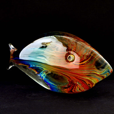 Pesce calcedonio - Vetro di Murano