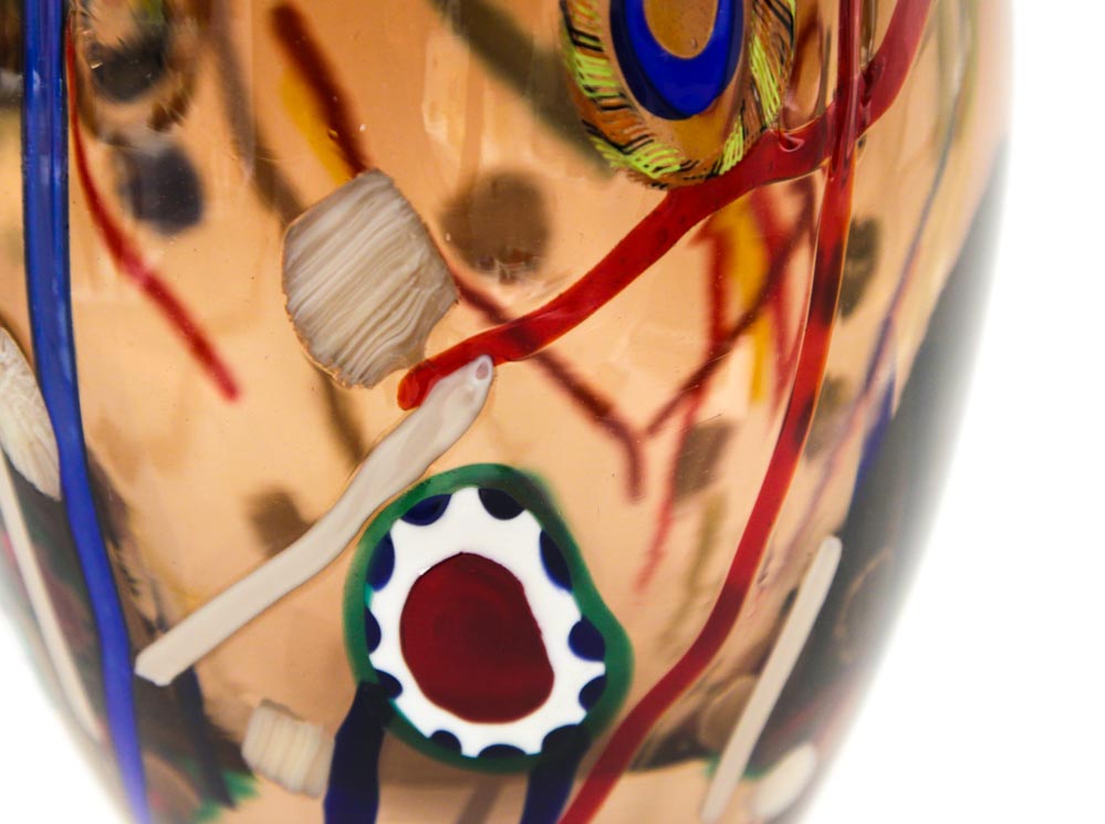 Mirò Glass vase - Ametyst
