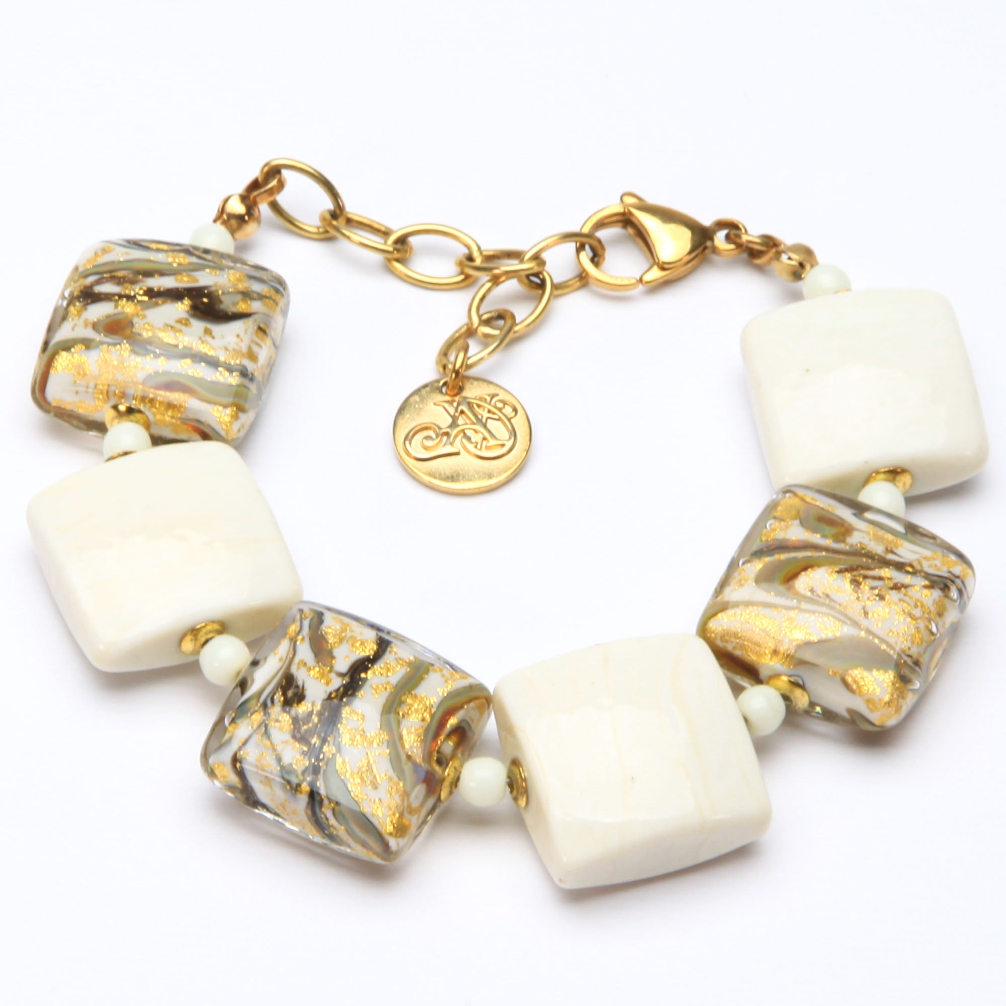 Las Vegas bracelet - Murano Glass