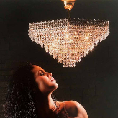 Mosca 4 Lights ceiling chandelier cm 50- Murano Glass Lighting