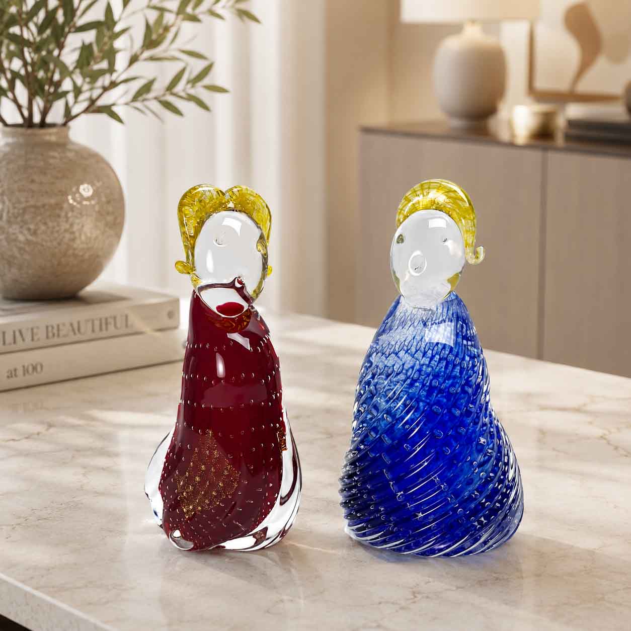 Poldo & Poldina - I Lirici - Murano Glass