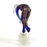 Blu Murano Glass Dancer