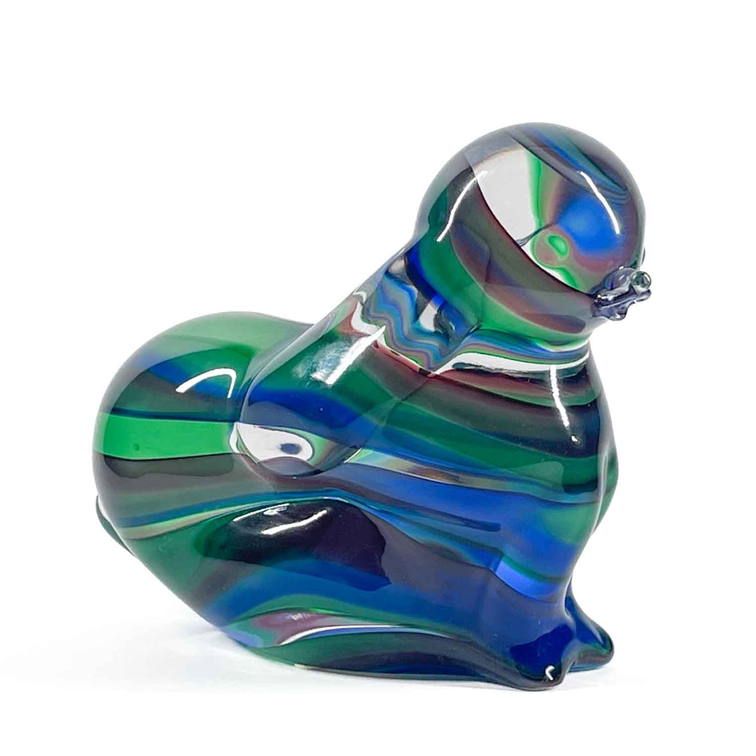 Multicolor Glass Dog