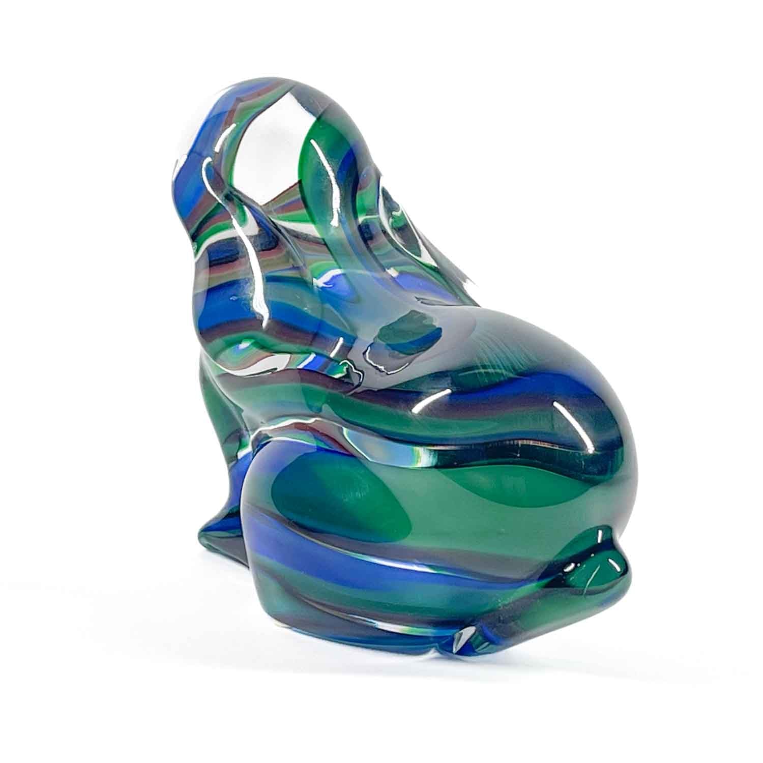 Multicolor Glass Dog