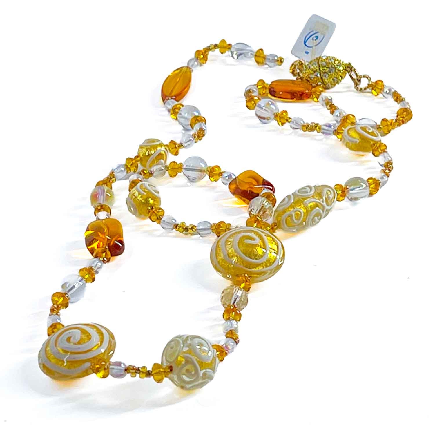Sunlight Necklace - Murano Glass