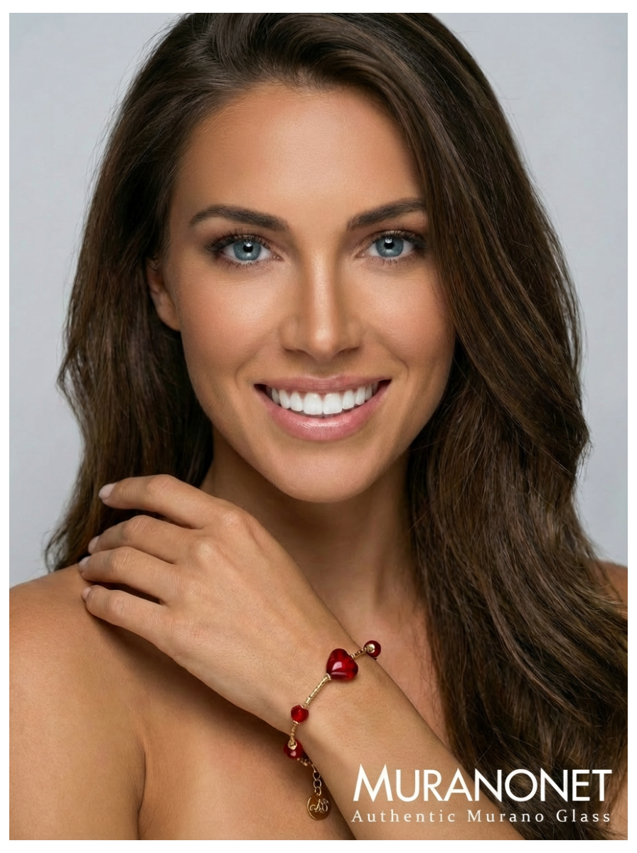 Bracciale - Collezione Bahia - Perla di cristallo di Murano