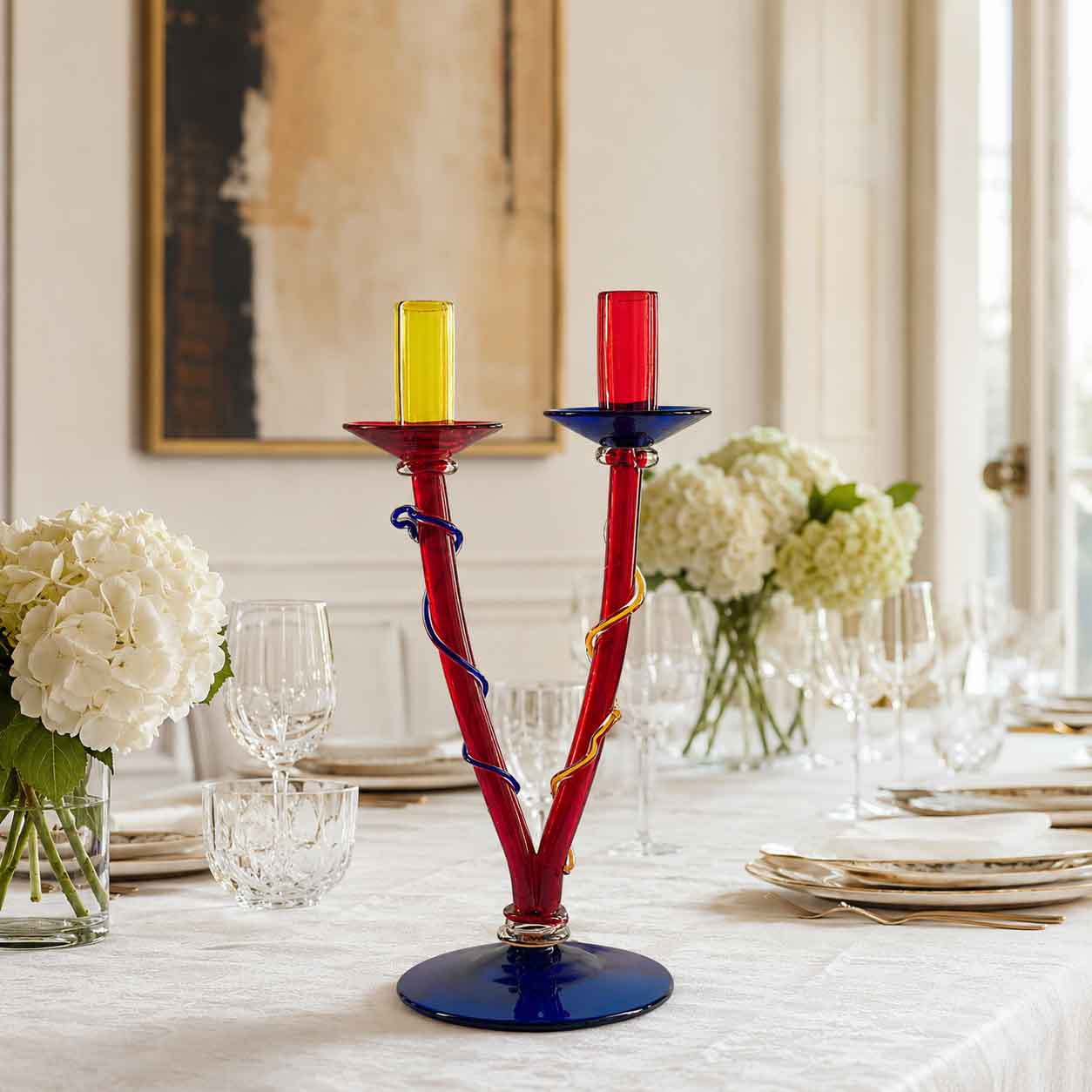 Candle Holders - Murano Glass