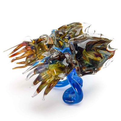 Cuttlefish Blu Base Chalcedony Glass