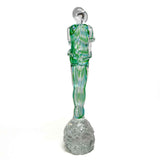 Lovers Sculptures Green and Crystal