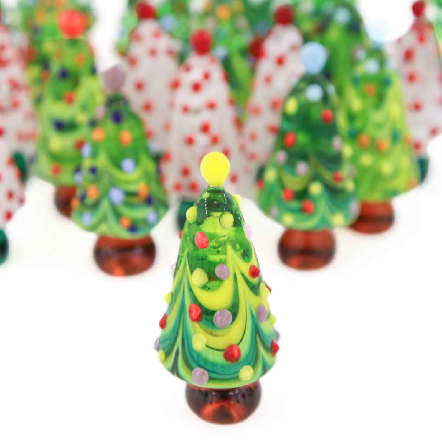 Two Christmas Tree - Murano Glass