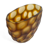 Vase Ambre Pavone - Verre de Murano