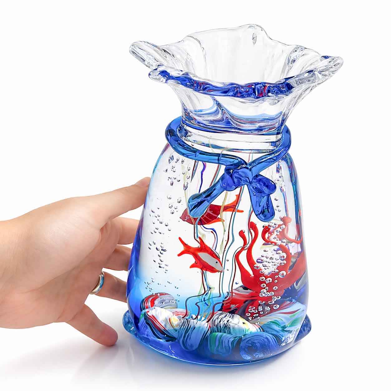 Tropical Fishes Bag -Murano Glass