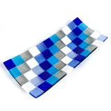 Blue Tweed Trinket Tray - Murano Glass