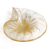 Gold Leaf Classic Centerpiece - Murano Glass