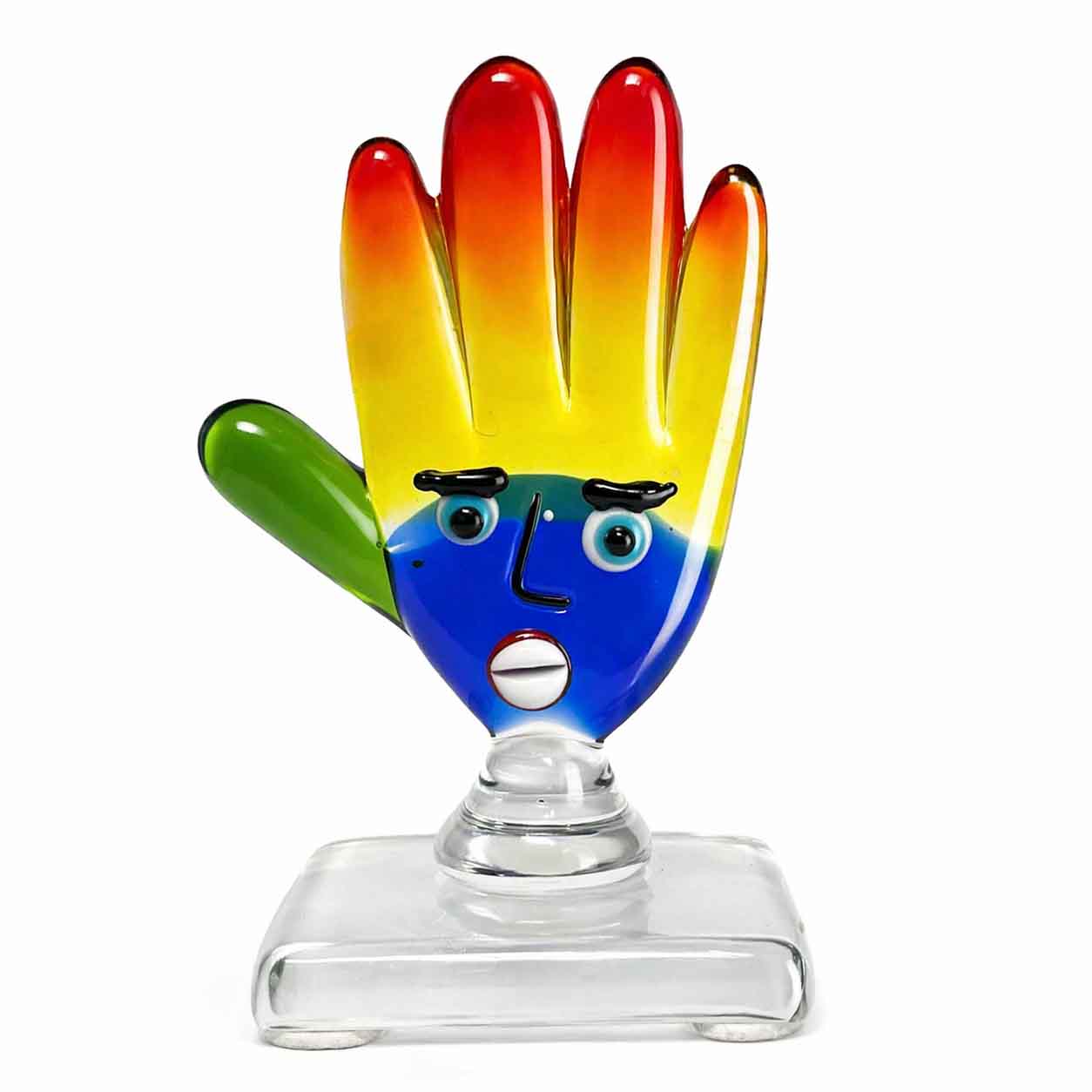Picasso Style Emoticon - Murano Glass