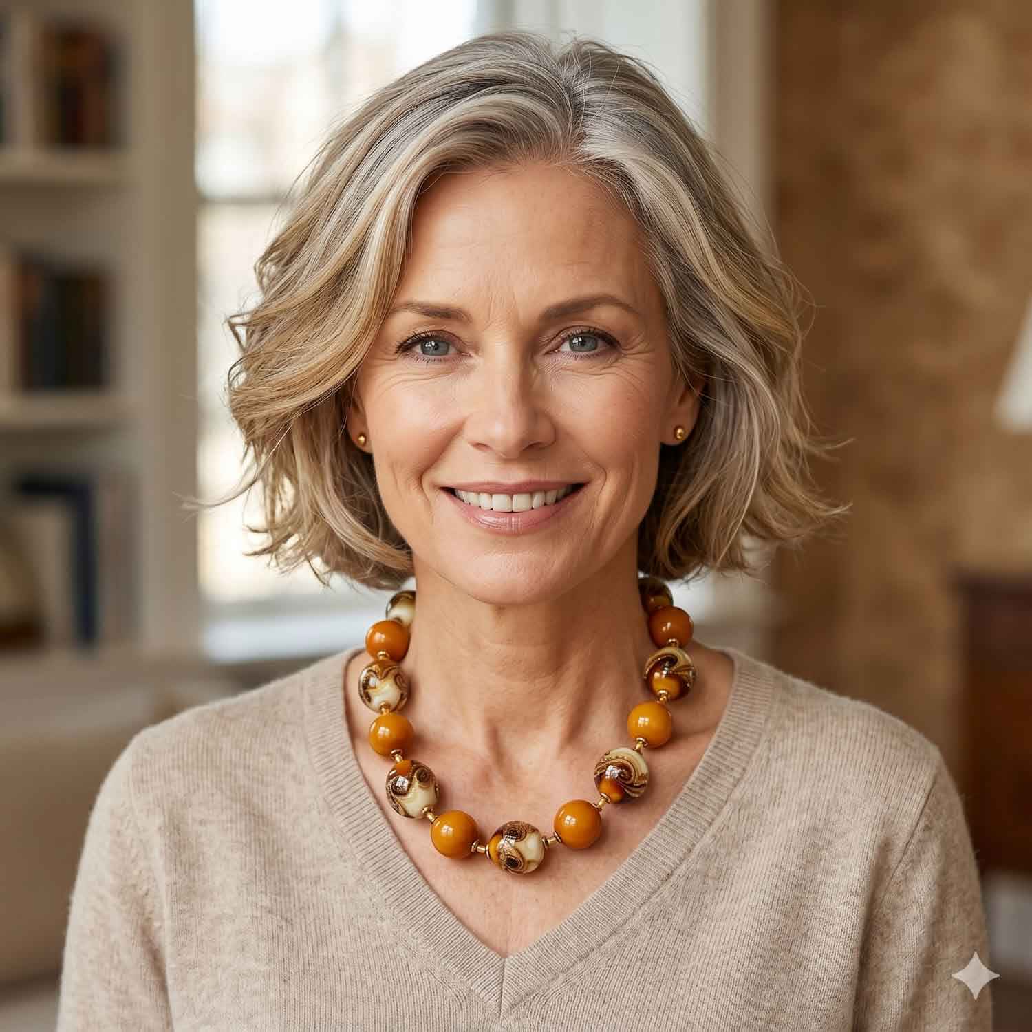 Cambria Necklace - Murano Glass