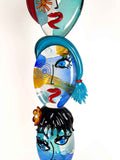 Omaggio a Picasso - Autentica scultura in vetro di Murano - Un'opera d'arte unica