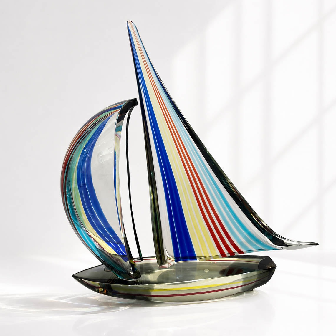 Sailboat - Spinnaker -  Blu and green