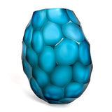 Pavone Vase Blue - Murano Glass