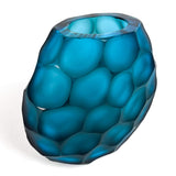Pavone Vase Blue - Murano Glass